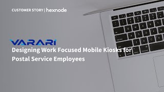 Varari: On designing work focused mobile kiosks for postal service employees