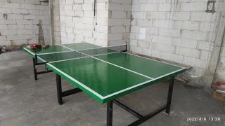 21 Days Making Ping Pong Table | Table Tennis | Membuat Meja Pingpong | Tennis Meja