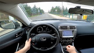 Lexus IS 220d II 2.2 177HP (2007) POV Test Drive & Acceleration 0-100 | 4K #170