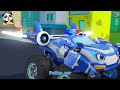 police car’s little fan police cartoon monster truck kids songs babybus cars world