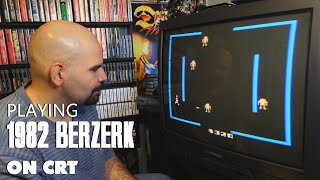 Berzerk for Atari 2600 on a CRT (Memory Lane)