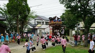 平成28年7月17日　大足蛇車まつり(本祭)　午前巡行(豊石神社曳き込み)