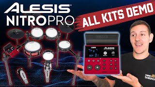 Alesis Nitro Pro - All Kit Sounds Demo (36 Preset Kits)