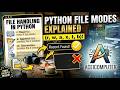 #aceicomputer Python File Modes Explained: Read, Write, Append, Create!