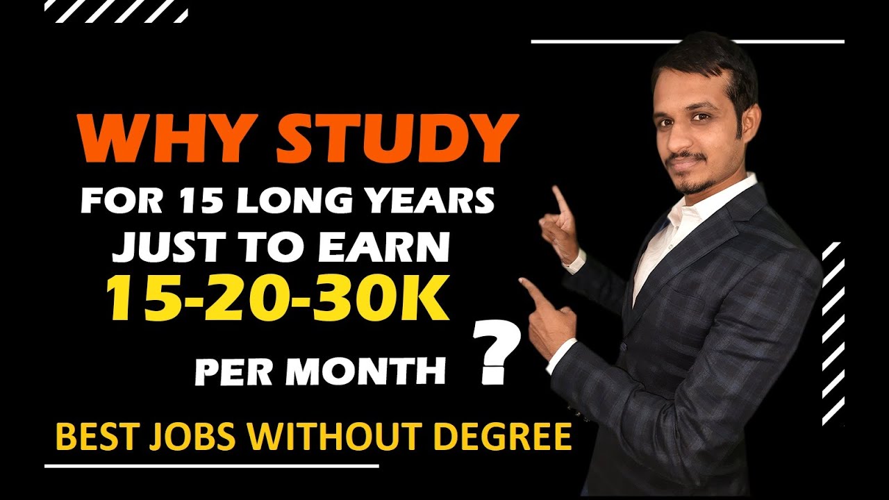 Jobs Without Degree L Tips To Get Job Without Degree L Best Career ...