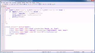 PHP Tutorials Find Replace Text Part 2 3