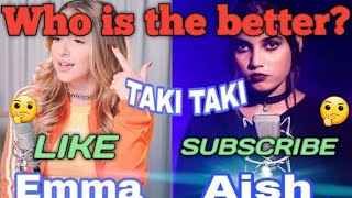 TAKI TAKI Cover by Aish vs Emma Heesters EnglishDJ Snake - Taki Taki ft. Selena Gomez, Ozuna, Cardi
