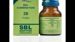 SBL Bio Combinations Salts Weakness Debility 28