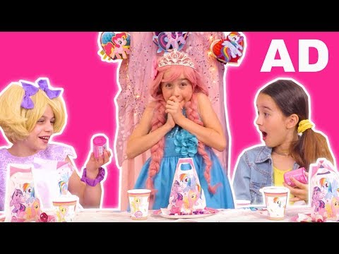 Princess Tea Party with My Little Pony Cutie Mark Crew! - Princesses In Real Life | Kiddyzuzaa | AD Princess Tea Party with My Little Pony Cutie Mark Crew! - Princesses In Real Life | Kiddyzuzaa | AD