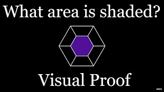 Area of a Regular Hexagon in a Regular Hexagon (visual proof)