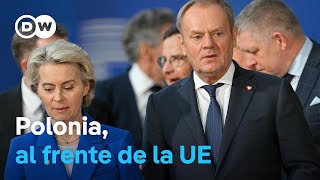 Polonia asume el liderazgo de la UE con una ambiciosa agenda