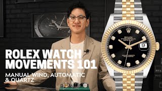 Rolex Watch Movements 101 - Manual Wind, Automatic, and Quartz | SwissWatchExpo