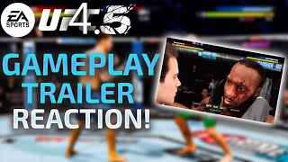 EA SHOULD BE ASHAMED!! | UFC 4.5 Gameplay REVEAL Trailer REACTION!