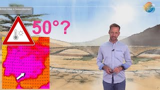 Rekord-Hitze in Südwesteuropa! 50° in Andalusien am Wochenende? Wiederholung der Wetterlage zu 2003?