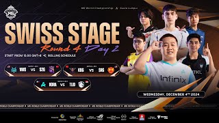 🔴LIVE | MLBB M6 World Championship | Swiss Stage Round 4 Day 2