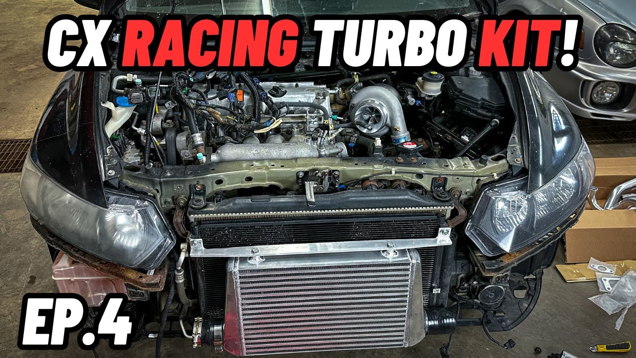 TURBO 8th Gen Honda Civic Build | Ep.4 (CX Racing Turbo Kit) - YouTube