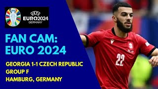 FAN CAM EURO 2024: Georgia 1-1 Czech Republic in Hamburg, Talking to the Fans, Match Experience