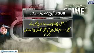 Punjab Police formulates new policy for crime control in Lahore