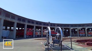 【津山市・ノスタルジックな鉄道の街】津山まなびの鉄道館・JR津山駅の散策 - Tsuyama Railway Museum Tour | 4K ASMR | JAPAN 🇯🇵