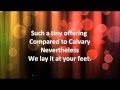 Mercy Me - God With Us w/lyrics (Karaoke)
