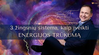 3 žingsnių sistema, kaip įveikti ENERGIJOS TRŪKUMĄ (nemokamas seminaras)