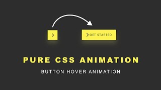 Pure CSS Button Hover Animation | CSS Animation | CSS Effect