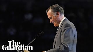 Mitt Romney booed while speaking at Utah GOP convention