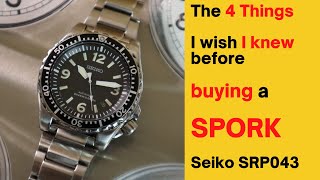 The 4 Things I Wish I Knew Before Buying a SPORK - Seiko Spork SRP043