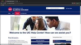 Uic Help Center Introductory Video
