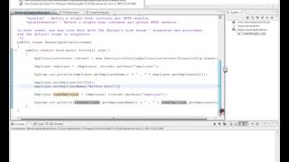 SPRING FRAMEWORK @SCOPE SINGLETON ANNOTATION DEMO