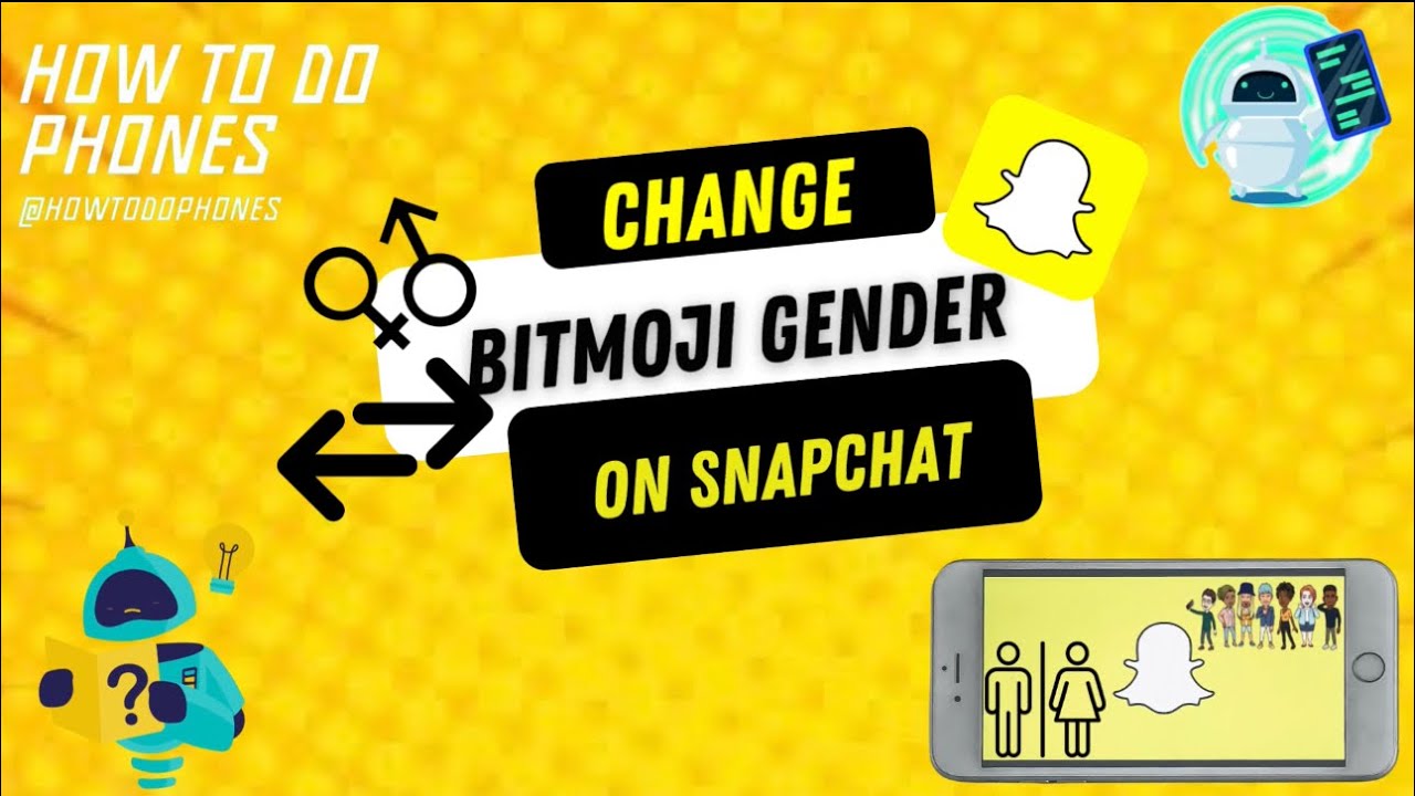 How To Change Bitmoji Gender On Snapchat - YouTube