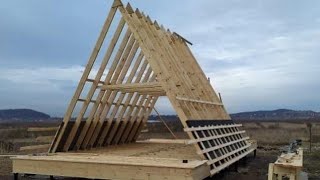 Дом Шалаш (A-frame) своими руками