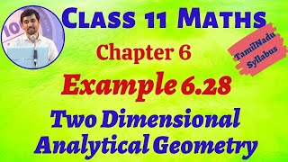 TN 11th Maths  Example 6.28 Two dimensional Analytical Geometry AlexMaths TN New Syllabus