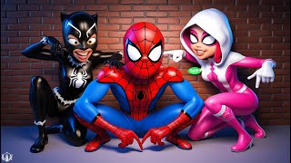 🕷️ Iconic Trio Unites: Spider-Man's Dynamic Team! | Marvel's Spidey and his Amazing Friends