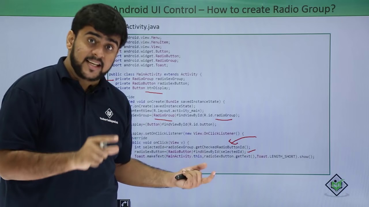 Android Radio Group Youtube