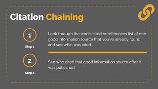 Citation Chaining