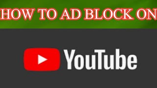 #youtuber #ad #block