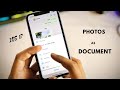 How to send Photos as Document in ios in WhatsApp