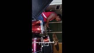 Robert Oeka rehesals ..With Steven Pala on the drums