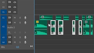 [프리미어] 잘려진 다중 오디오 클립들에 대한 볼륨 조절하기 / Adjust Sound volume of multiple clips at once in Premiere pro