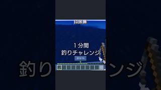 【マイクラ】１分間釣りチャレンジ❗１分間で何がどのくらい釣れるかな❔Part３ #マイクラ #minecraft #チャンネル登録よろしくお願いします