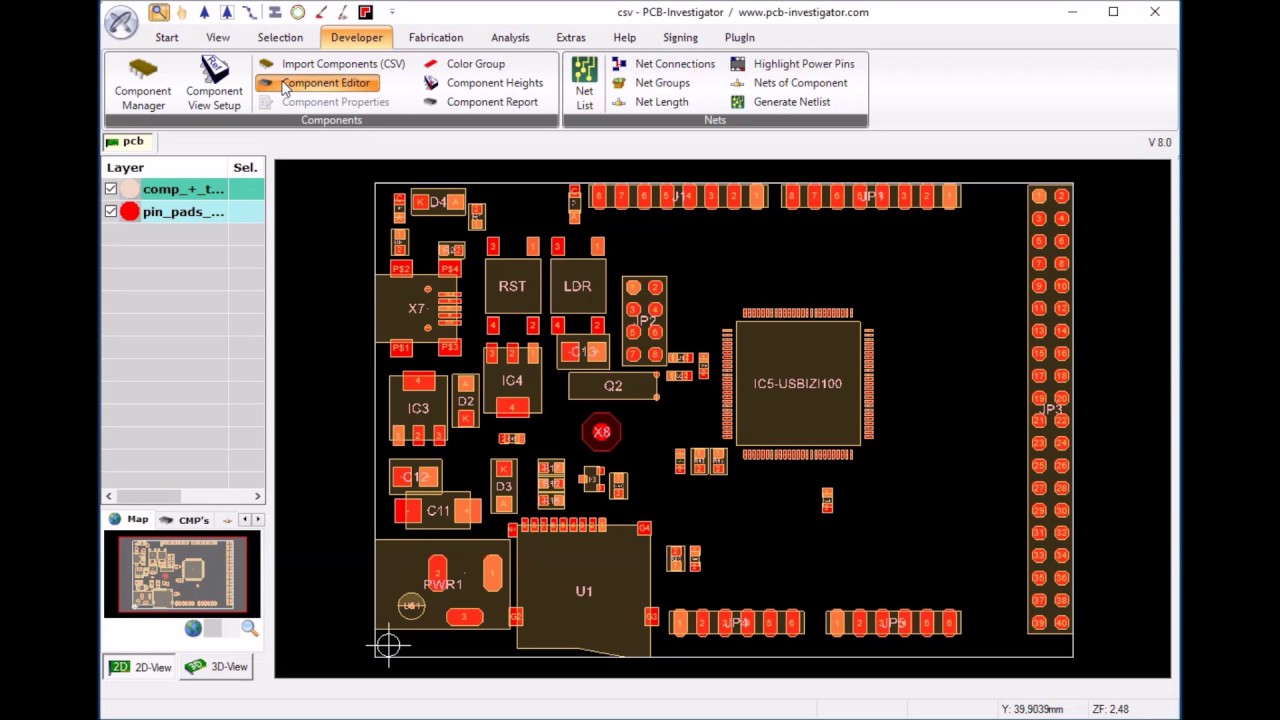 PCB-Investigator - Component Editor - YouTube