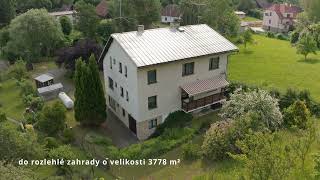 Prodej rodinného domu 387 m2, na pozemku 3778 m2, Zámezí u Železnice