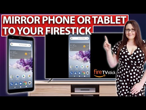 HOW TO SCREEN MIRROR ANDROID PHONE TO AMAZON FIRE TV FIRESTICK  HOW TO CAST