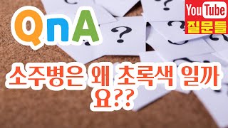 소주병은 왜 초록색 일까요??