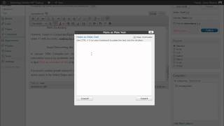 WordPress Video Tutorial Training Series - 02 - Creating and Editing Posts