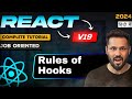 React JS 19 Tutorial in Hindi #51 Rules for React js Hooks