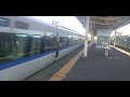 特急サンダーバード　おごと温泉駅通過