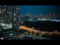 4k live ゆりかもめと首都高速環状線と浜離宮公園 2022.10.22 23 yurikamome expressway and metropolitan expressway