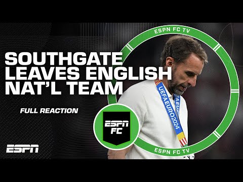 Gareth Southgate anuncia salida de la Selección Inglesa [REACCIÓN] ESPN FC